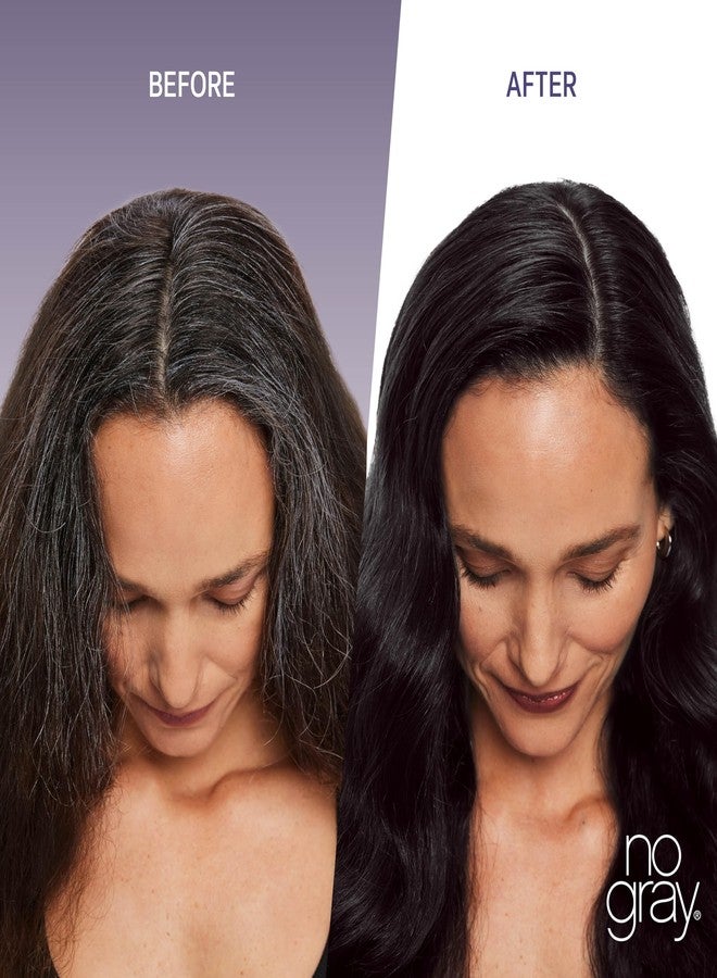 No Gray Quick Permanent Hair Color Shampoo, Black, 8.45 oz - Image 4